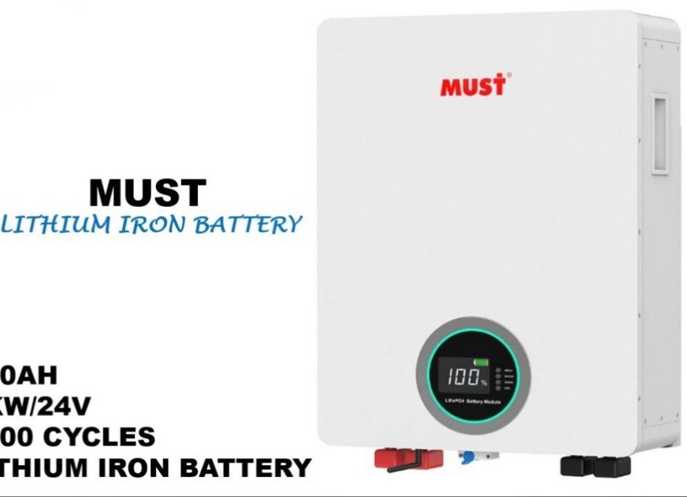 باتری لیتیوم 5 کیلووات 200 آمپر 25.6 ولت MUST